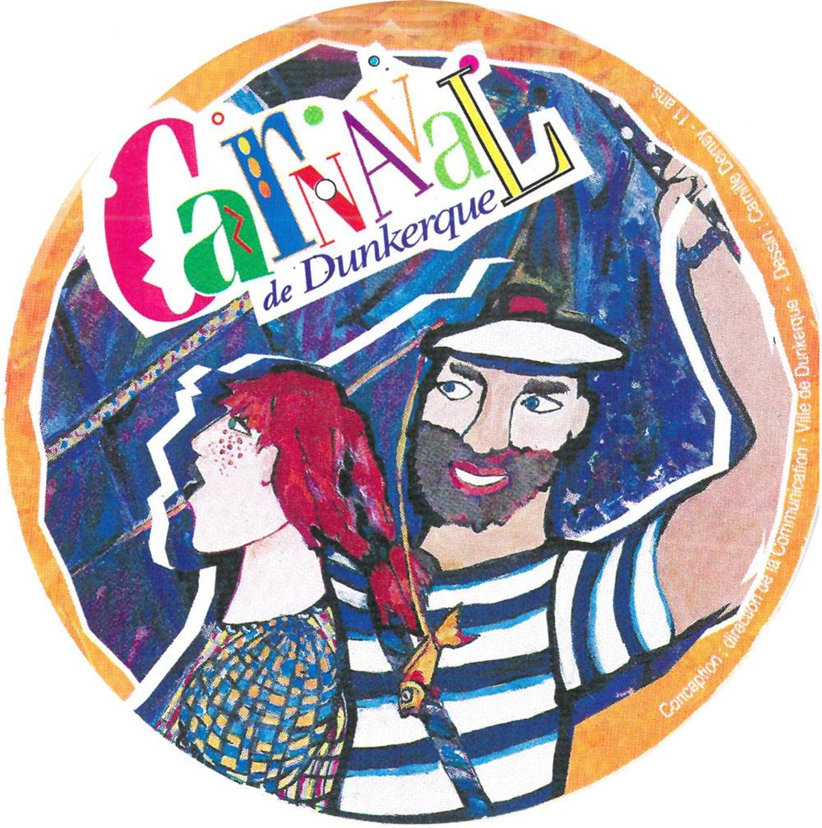 Affiche Carnaval Dunkerque 2014 – Illustrateur Marc Verhaegen – Originale