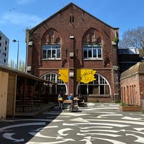 Vue de La Halle au sein du Monastère des Clarisses / Saisons Zéro