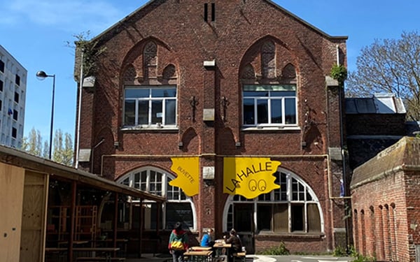 Vue de La Halle au sein du Monastère des Clarisses / Saisons Zéro