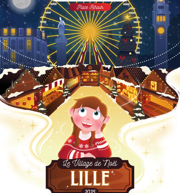 Marché de Noël de Lille 2025 AFFICHE