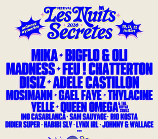 Les Nuits Secrètes 2026 affiche