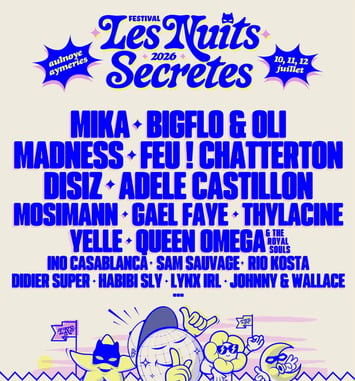Les Nuits Secrètes 2026 affiche