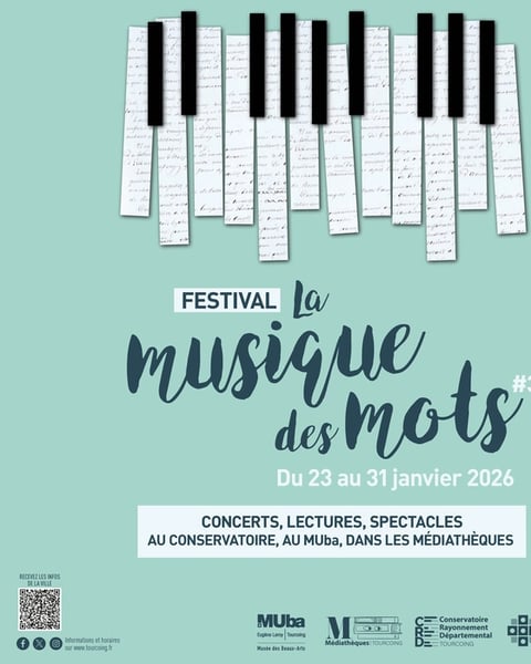Festival La musique des mots 2026 affiche