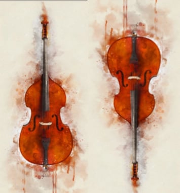Contrebasses en scène !