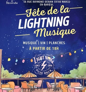 Lightning en concert à La Passerelle