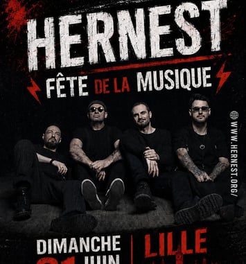 Scène JB LEBAS avec le groupe HERNEST
