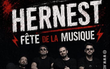 Scène JB LEBAS avec le groupe HERNEST