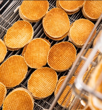 Visite de l'atelier de fabrication de Gaufres Fourrées de la Biscuiterie Eugène Blond