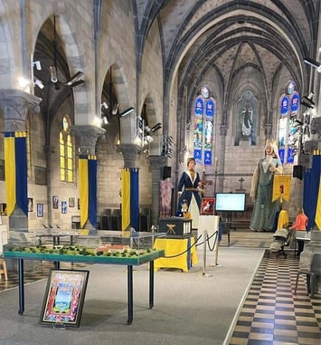 Visite de l'exposition "Jeanne sur ses terres"