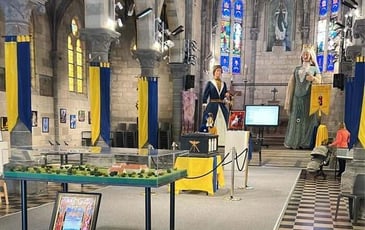 Visite de l'exposition "Jeanne sur ses terres"