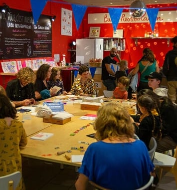 Atelier d'arts graphiques : Attrape-soleil coloré