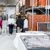 Visite des réserves du Frac Grand Large
