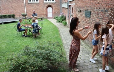 Jeux flamands dans le jardin du musée