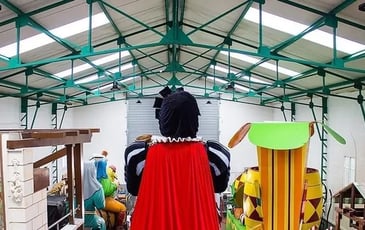 Découverte du géant Gargantua et des chars traditionnels du Carnaval de Bailleul et sensibilisation sur la sauvegarde du patrimoine carnavalesque