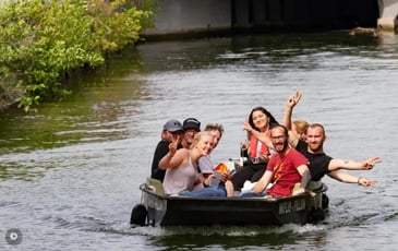 Circuit avec les bateaux promenade du Vieux-Douai