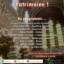 Concert du Jeune Ensemble Harmonique : Sacré Patrimoine!