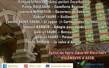 Concert du Jeune Ensemble Harmonique : Sacré Patrimoine!