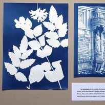 Visite du local du Photo-club de Bailleul et atelier cyanotype