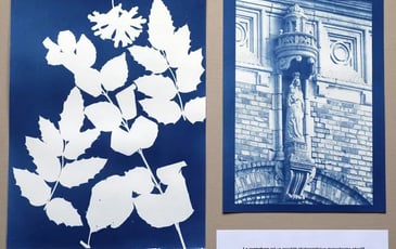 Visite du local du Photo-club de Bailleul et atelier cyanotype