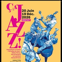 Visite libre de l'exposition Ça Jazz ! « Jazz à voir », expositions croisées « 40 bulles de jazz » par Didier Péron & Hervé Escario et Louh-Ann