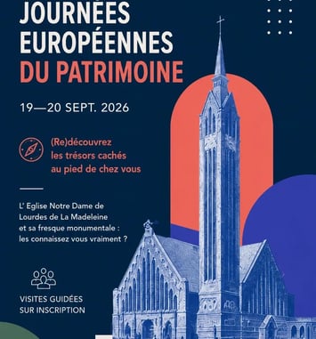 Visites guidées de l'église Notre Dame de Lourdes de La Madeleine