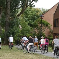 Visite guidée à vélo sur l'histoire de la construction de la ville nouvelle