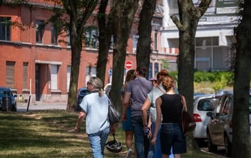 Circuit pédestre autour du boulevard d'Halluin
