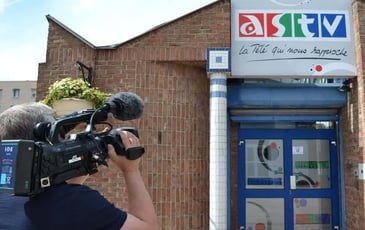 Visite des studios de l'ASTV