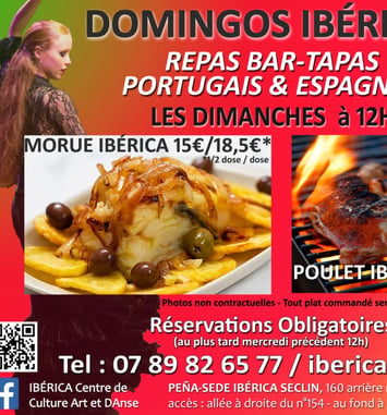 Domingos Ibéricos : Repas spectacle bar tapas