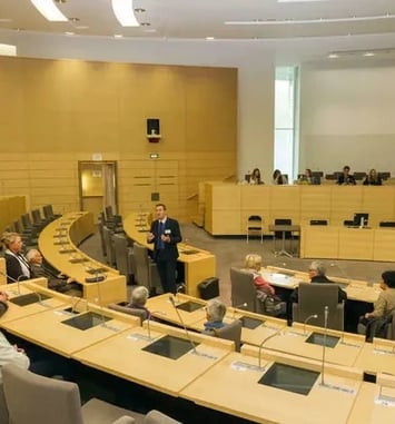 Visite institutionnelle, siège de la Région Hauts-de-France
