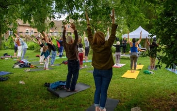 Cours de Yoga à la Villa Gabrielle