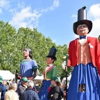 Fête des géants à la Villa Gabrielle