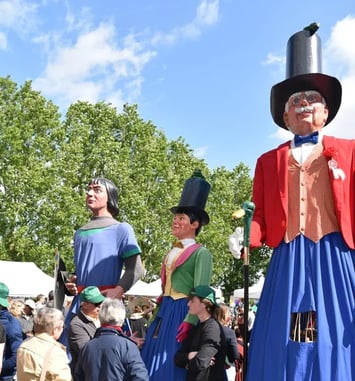 Fête des géants à la Villa Gabrielle