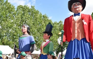 Fête des géants à la Villa Gabrielle