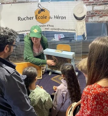 Rencontre avec le rucher-école au Musée du Terroir