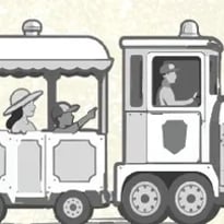 Balade commentée en petit train