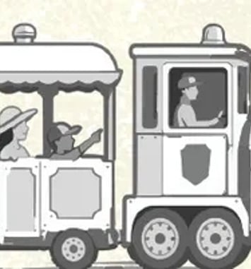 Balade commentée en petit train