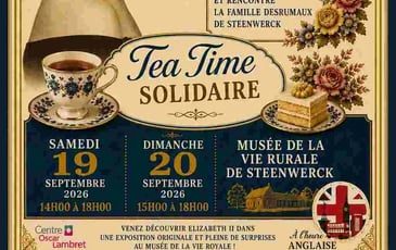Salon de thé et exposition sur la vie royale britannique au Musée