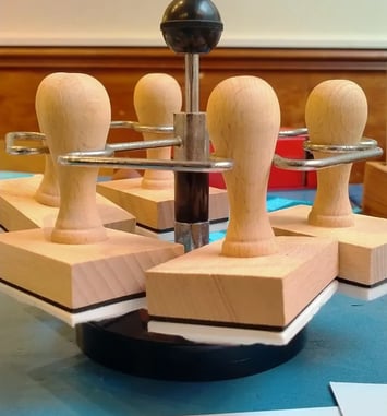 Atelier tampographie avec Marine Foratier, Portes ouvertes du Théâtre Massenet