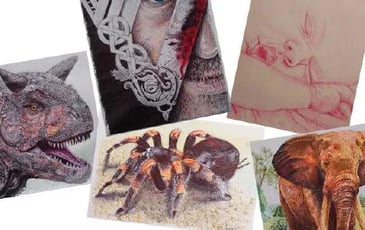 Exposition de l'artiste "Caribounath"