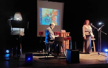 Mini-concert, lectures et vidéos du Collectif artistique OSIRYS