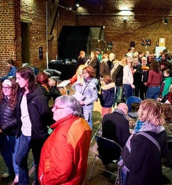 Spectacle "Le Grand déménagement" à la ferme Dupire