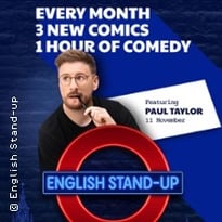 English Stand-Up Comedy Club — Paul Taylor