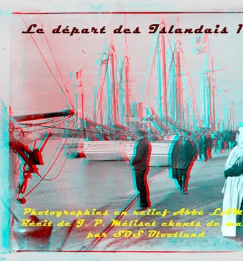 Projection : le départ des Islandais, 1912. Photos, récit et chansons
