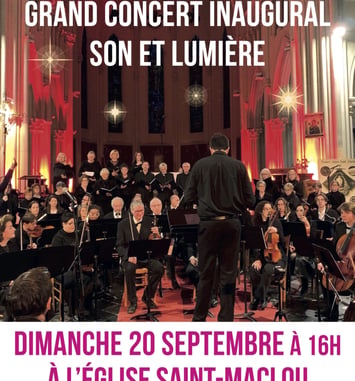 Grand Concert inaugural son et lumière de l'église Saint-Maclou