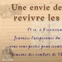 Spectacle « Une envie de faire revivre les mots » : les mots des témoins des combats de 1914 au fort