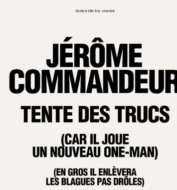 Jérôme Commandeur Tente des Trucs
