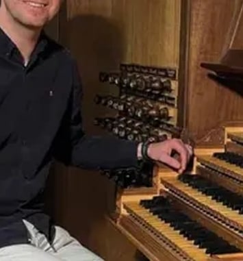 André Poortvliet à l'orgue de West-Cappel