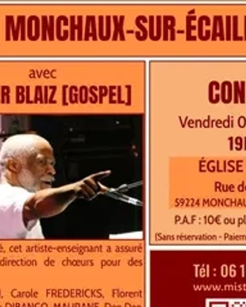 Récital Gospel à Monchaux sur Ecaillon