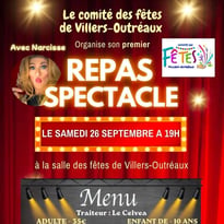 Repas spectacle à Villers-Outréaux